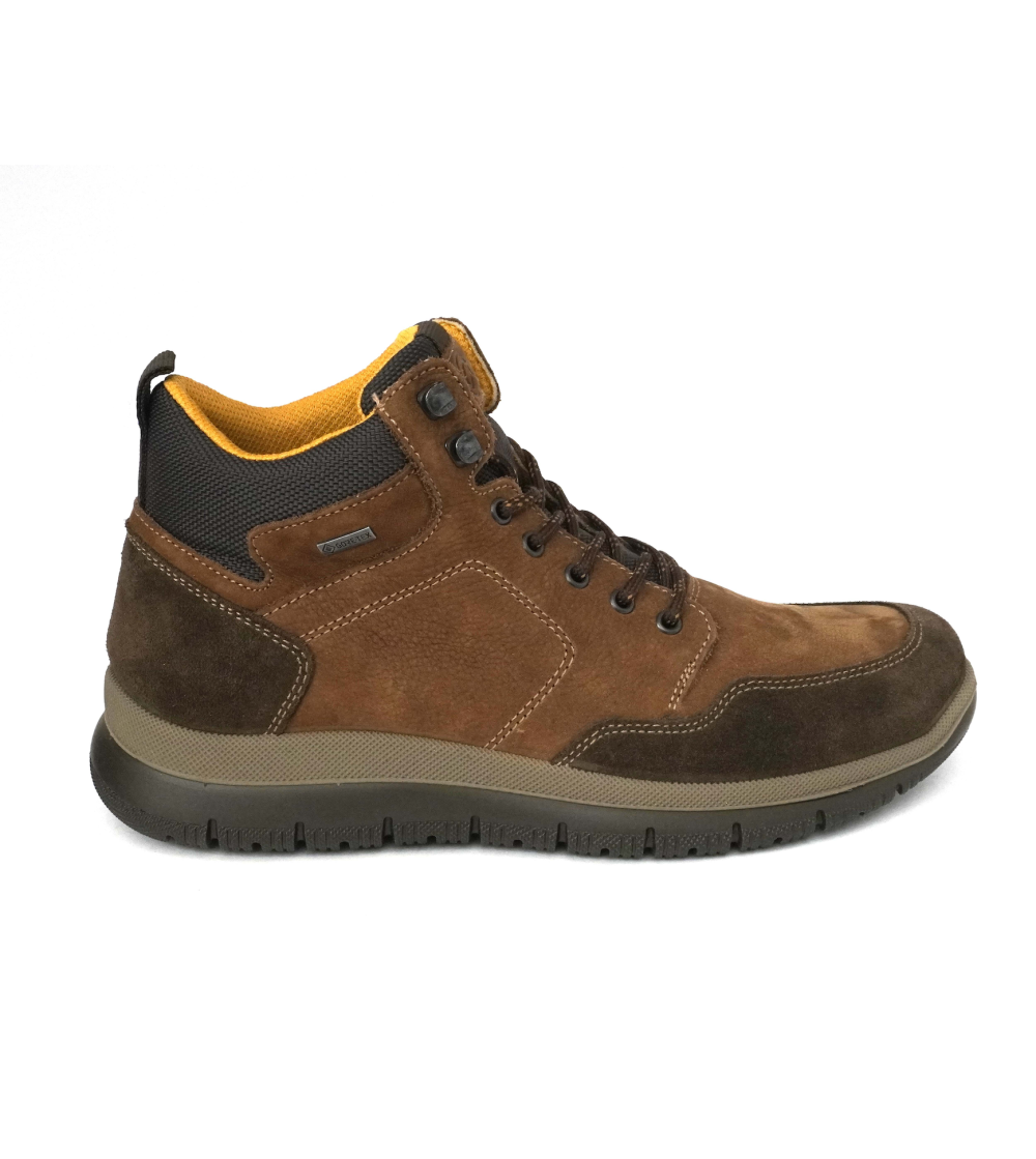 Ara Shoes Polacchine Uomo Timb Trek Goretex Nabuk Marrone
