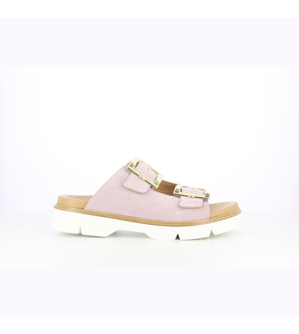 The Flexx Ciabatta Anastasia Doppia Fibbia Regolabile Rosa