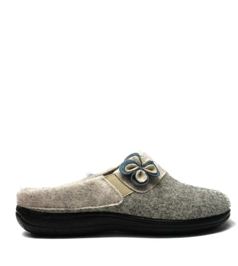 Susimoda Ciabatta Fascia Elastica Plantare Estraibile Fiore Grigio