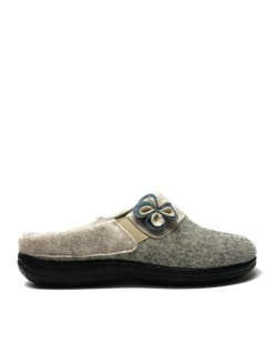 Susimoda Ciabatta Fascia Elastica Plantare Estraibile Fiore Grigio