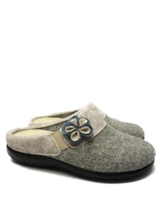 Susimoda Ciabatta Fascia Elastica Plantare Estraibile Fiore Grigio
