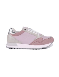 Geox Sneakers Doralea Balance Tessuto Camoscio Rosa Antico