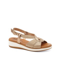 Susimoda Sandalo Gel Tessuto Corda Rame