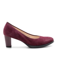Ara Shoes Decollette Class Plateau Liscio Hostess Camoscio Barolo