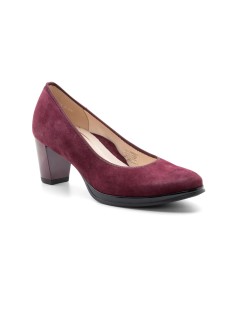 Ara Shoes Decollette Class Plateau Liscio Hostess Camoscio Barolo