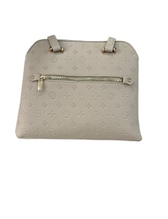 Valleverde Borsa Shopper Doppia Tracolla zip Logato Regina Beige