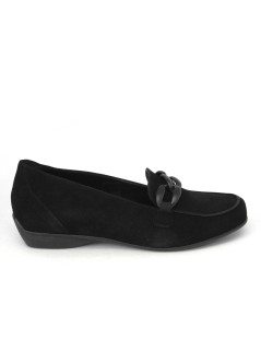 Les Naturels De Fabien Mocassino Accessorio Camoscio Nero