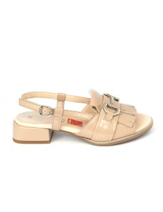 Callaghan Sandalo Luna Tacco Medio Frangia Naplak Rosa