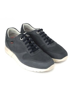Callaghan Sneakers Fondo Alto Laccio Elastico Camoscio Blu
