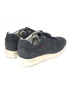 Callaghan Sneakers Fondo Alto Laccio Elastico Camoscio Blu