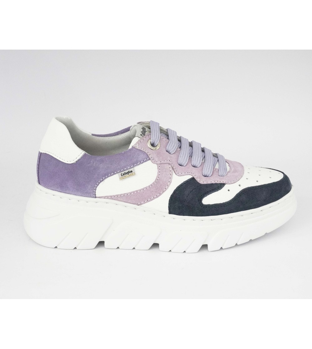Callaghan Sneakers Donna Baccara Dettagli Camoscio Blu Viola