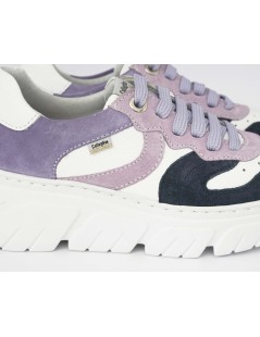 Callaghan Sneakers Donna Baccara Dettagli Camoscio Blu Viola