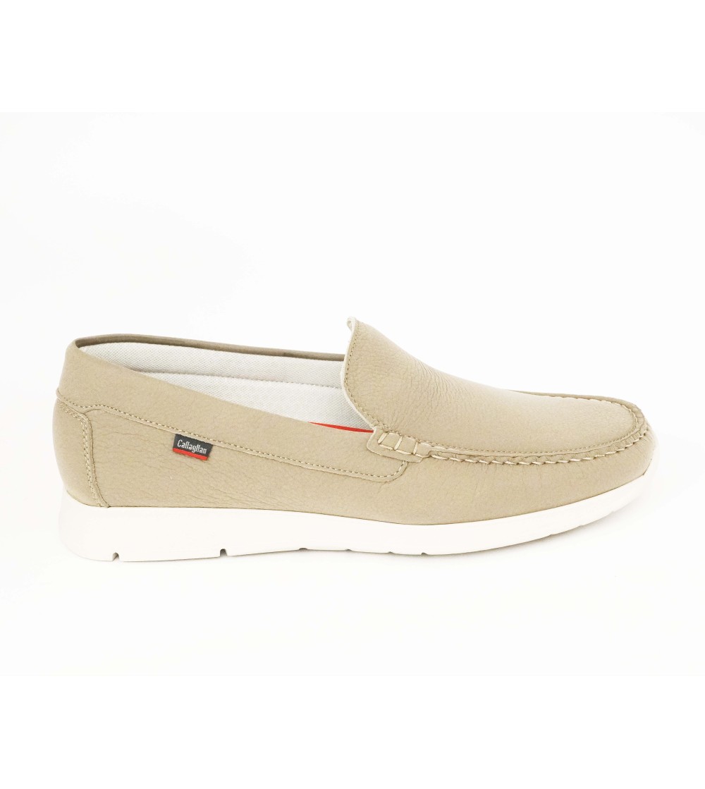 Callaghan Mocassino Casual con Vaschetta Cucita Nabuk Grigio