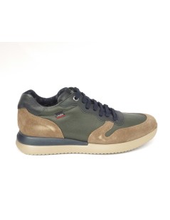 Callaghan MOSES-2 Sneakers Inserto Camoscio Pelle Foresta