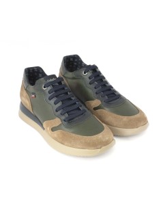 Callaghan MOSES-2 Sneakers Inserto Camoscio Pelle Foresta