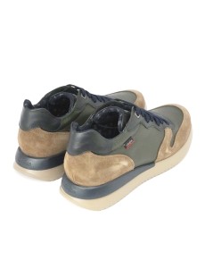 Callaghan MOSES-2 Sneakers Inserto Camoscio Pelle Foresta