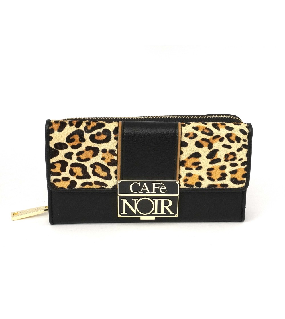 CAFèNOIR Portafogli Donna Logo Animalier Maculato