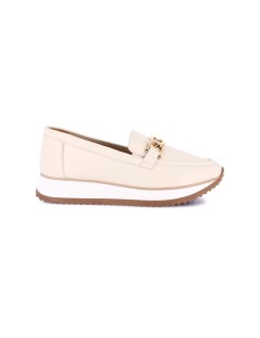 Grunland Mocassino Sportivo Morsetto Crema