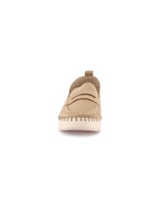Grunland Slipon Super Leggero Zeppa Media Cuciture Ideal Cuoio