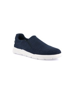 Grunland Slipon Uomo Leggero Tessuto Elasticizzato Blu