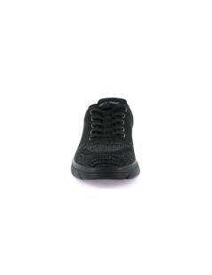 Grunland Sneakers Uomo Leggera Tessuto Lacci Elastici Nero