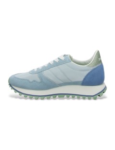 Blauer Sneakers Donna Balance Millen Camoscio Blu Acqua