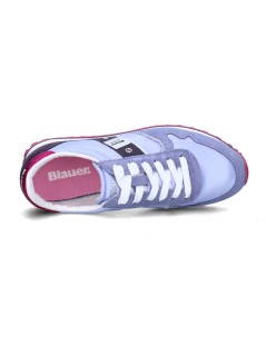 Blauer Sneakers Donna Balance Millen Camoscio Lilla Fuxia