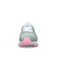 Blauer Sneakers Donna Balance Millen Camoscio Acqua Rosa