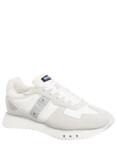 Blauer Sneakers Uomo Balance Tokyo Camoscio Bianco