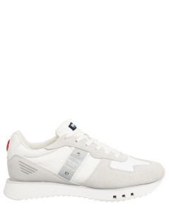 Blauer Sneakers Uomo Balance Tokyo Camoscio Bianco