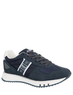 Blauer Sneakers Uomo Balance Tokyo Camoscio Navy
