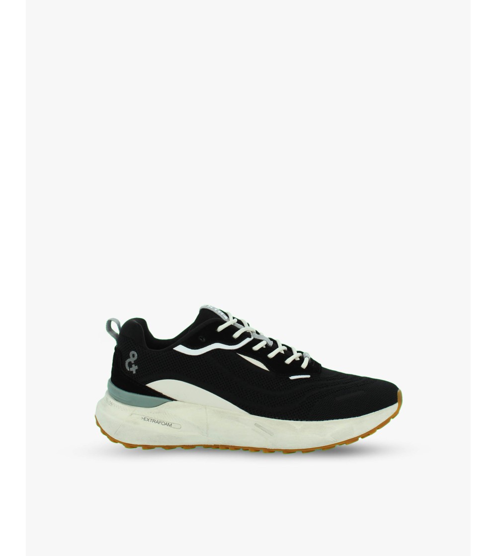 Extr4 Sneakers Uomo Sport Light Kaizen Tessuto Nero