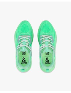 Extr4 Sneakers Donna Sport Light Kaizen Tessuto Acquamarina