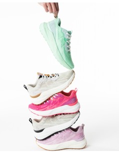 Extr4 Sneakers Donna Sport Light Kaizen Tessuto Fuxia