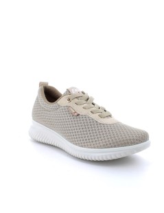 Enval Soft Sneakers Donna Tessuto Elastic a Calza Beige