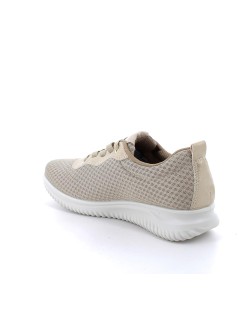 Enval Soft Sneakers Donna Tessuto Elastic a Calza Beige