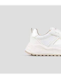 Alexander Smith Sneakers Dover Pelle Tessuto Bianco