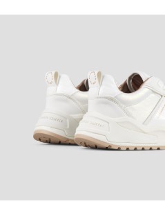 Alexander Smith Sneakers Dover Pelle Tessuto Bianco