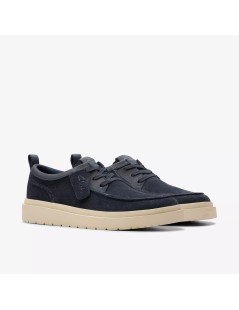 Clarks Stringate Sport Extralight Polden Camoscio Blu Navy