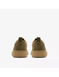 Clarks Stringate Sport Extralight Polden Camoscio Verde Oliva