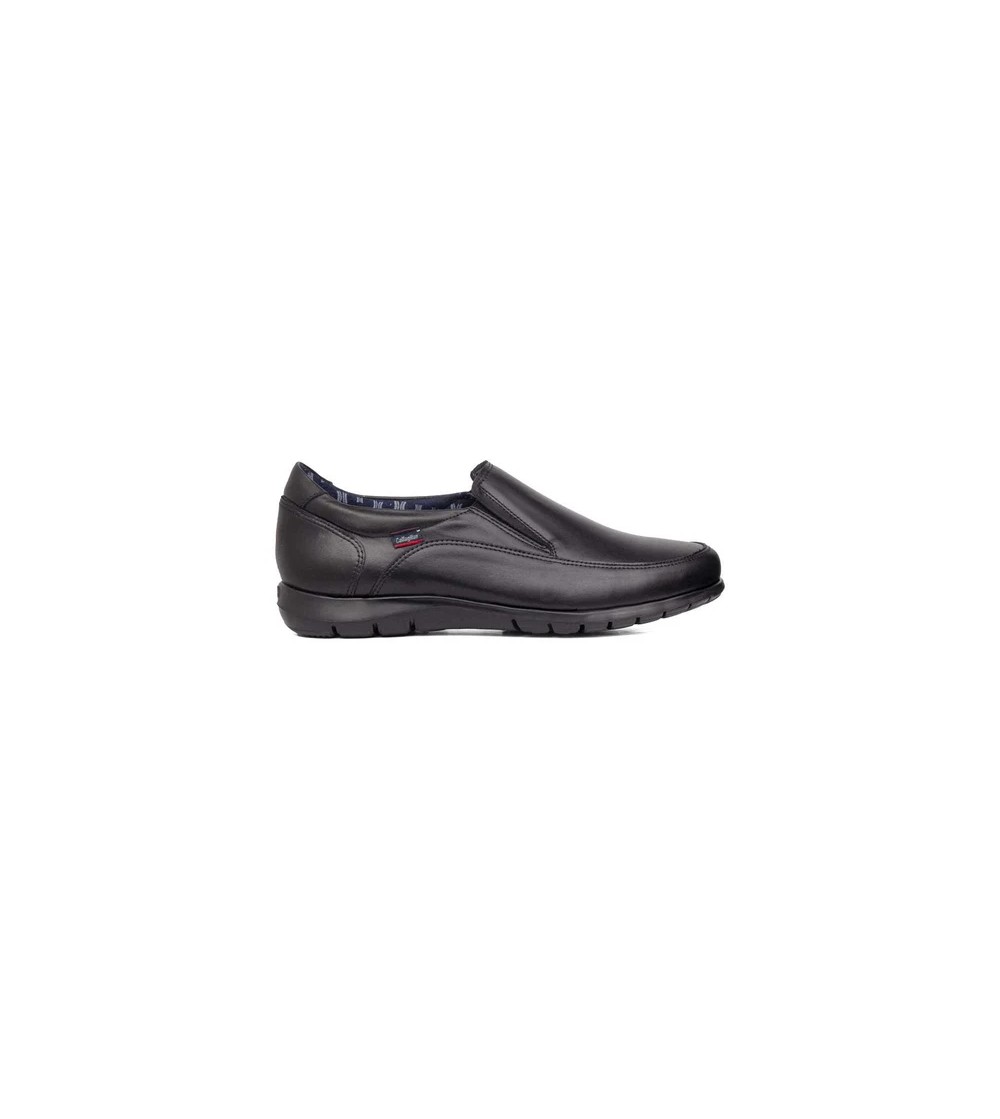 Callaghan Mocassino Slipon Uomo Sun Classic Pelle Tutto Nero