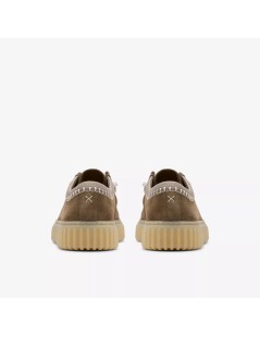 Clarks Stringate Uomo Ingegnere Torhill Lo Camoscio Verde Oliva