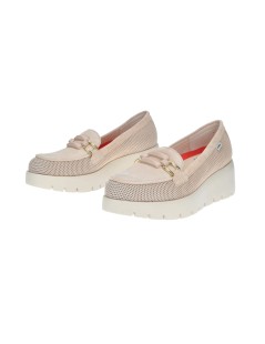 Callaghan Mocassino Amal Zeppa con Morsetto Camoscio Rosa