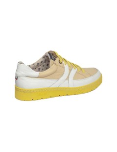 Callaghan Sneakers Uomo Petete Cassetta Pelle Multi Bianco Giallo