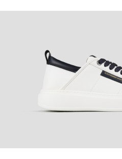 Alexander Smith Sneakers Cassetta Fondo Medio Bianco Blu