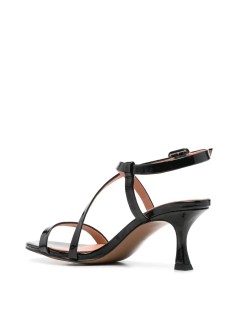 Bibi Lou Sandalo Nica 65 Tacco Rocchetto Naplak Trasversale Nero