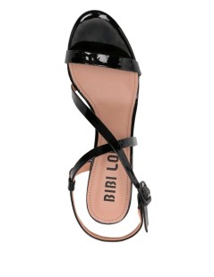 Bibi Lou Sandalo Nica 65 Tacco Rocchetto Naplak Trasversale Nero