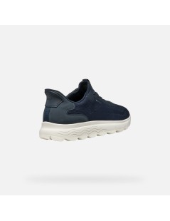 Geox Sneakers Uomo Spherica Plus a Calza Elastic Navy