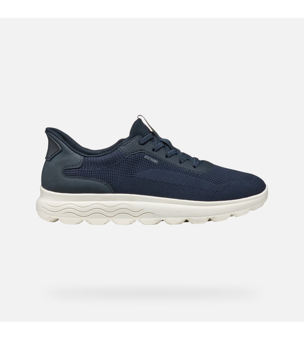 Geox Sneakers Uomo Spherica Plus a Calza Elastic Navy