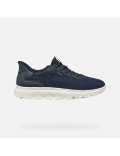 Geox Sneakers Uomo Spherica Plus a Calza Elastic Navy